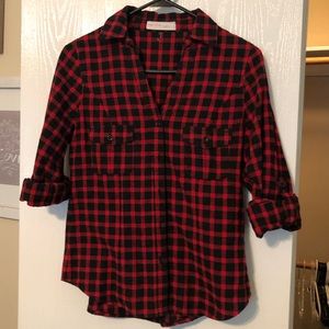 Buffalo plaid button up